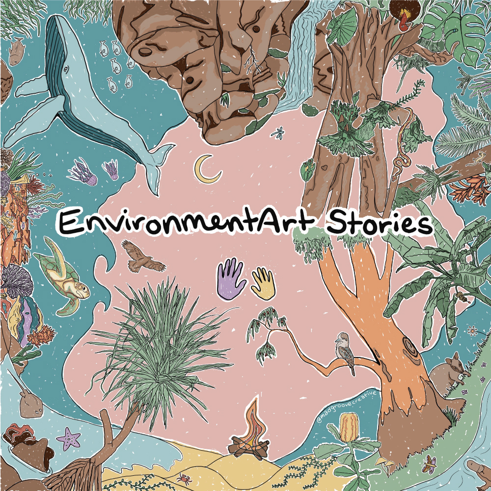 environment art stories podcast documentary project cover